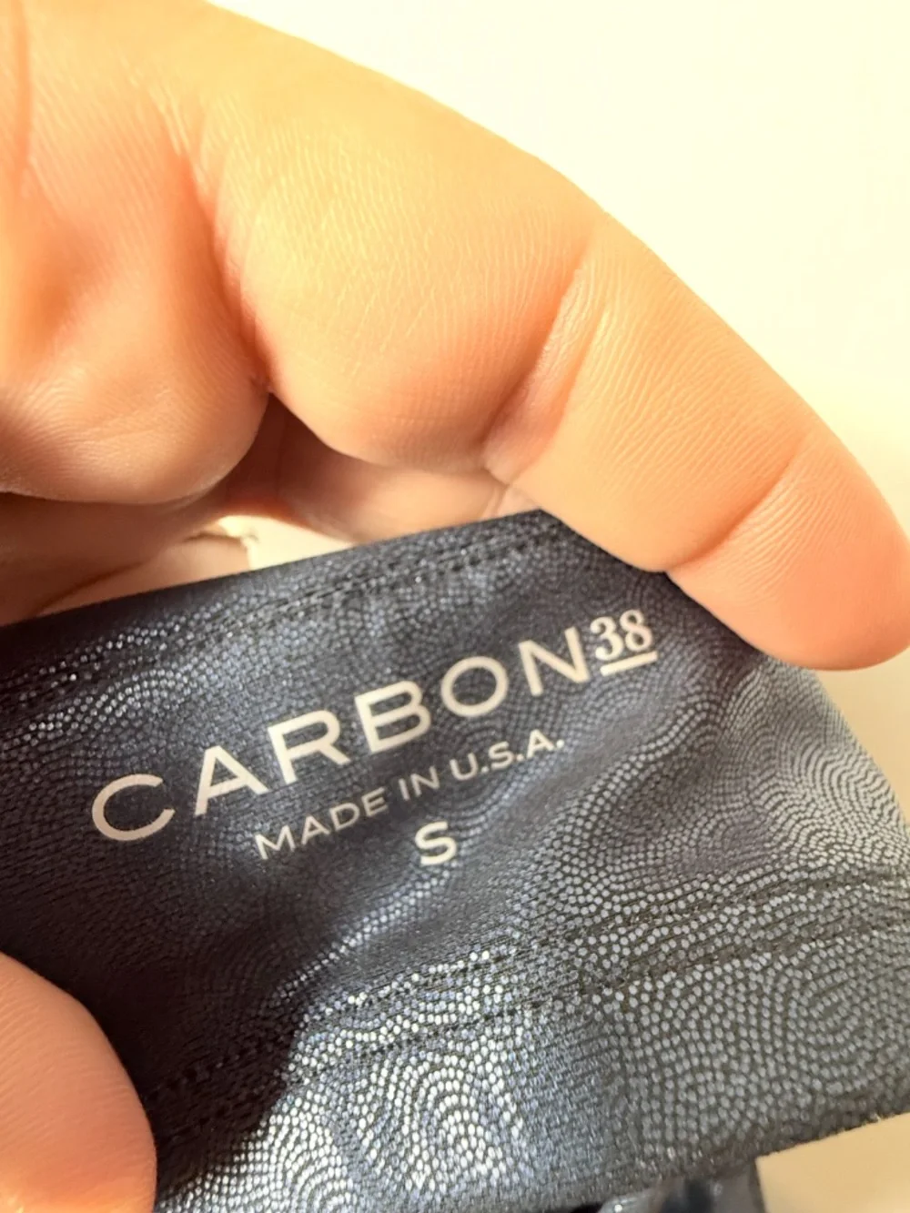 Carbon 38 Shimmer Tank Top Bra Women's Size Small Midnight Blue (Y)